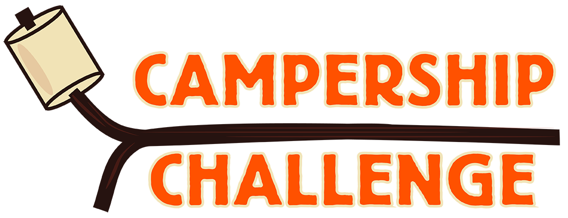 marshmallow on a stick with campership challenge text logo